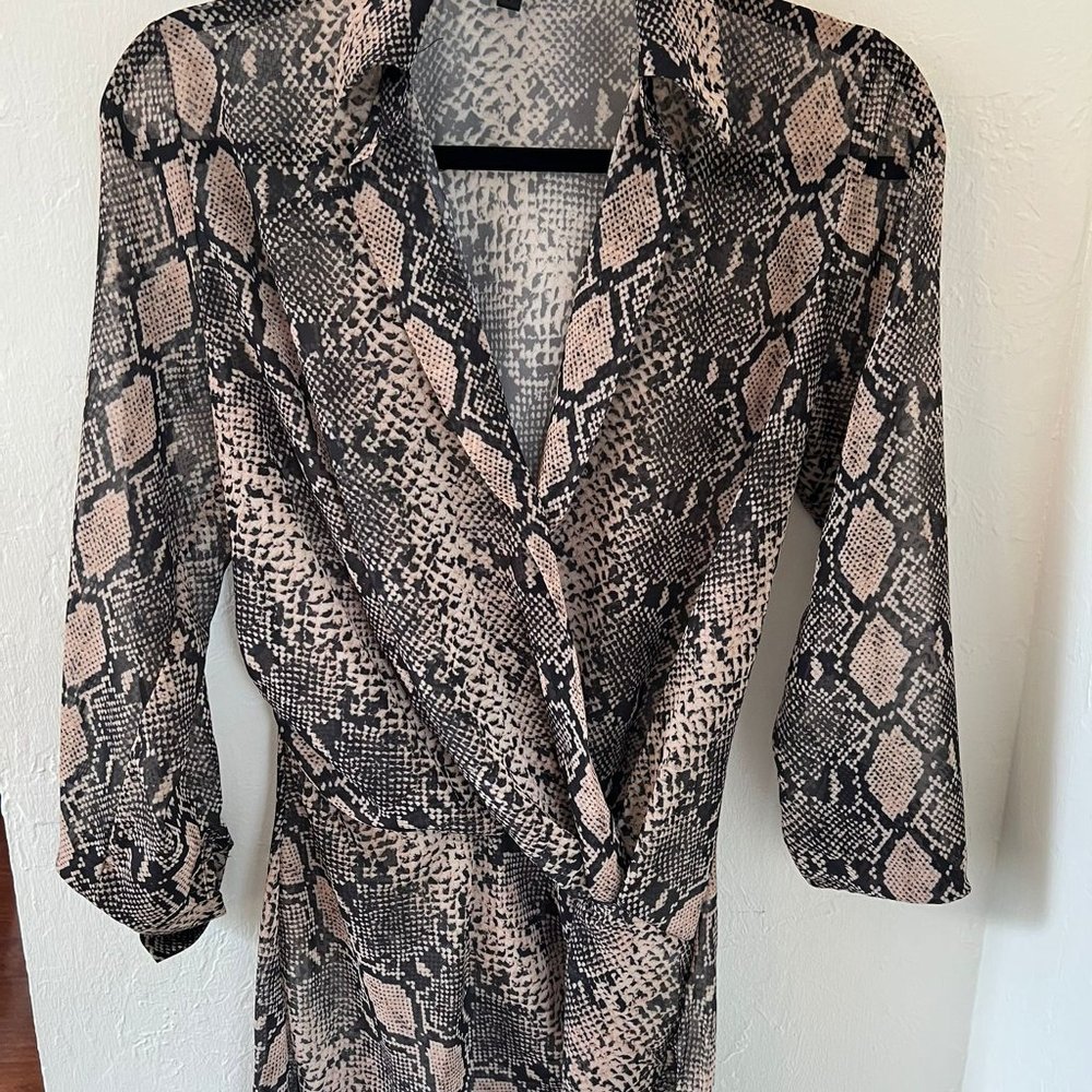 AA&ZZ Autumn New Snake Print